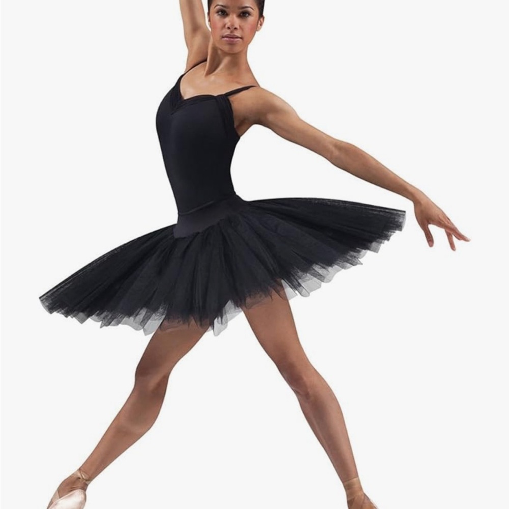 Elegant Black Tulle Skirt